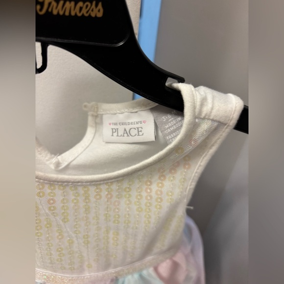 The Children’s Place Baby Girl White Pink Purple Blue Tutu Dress Size 3-6 Months - Picture 2 of 3